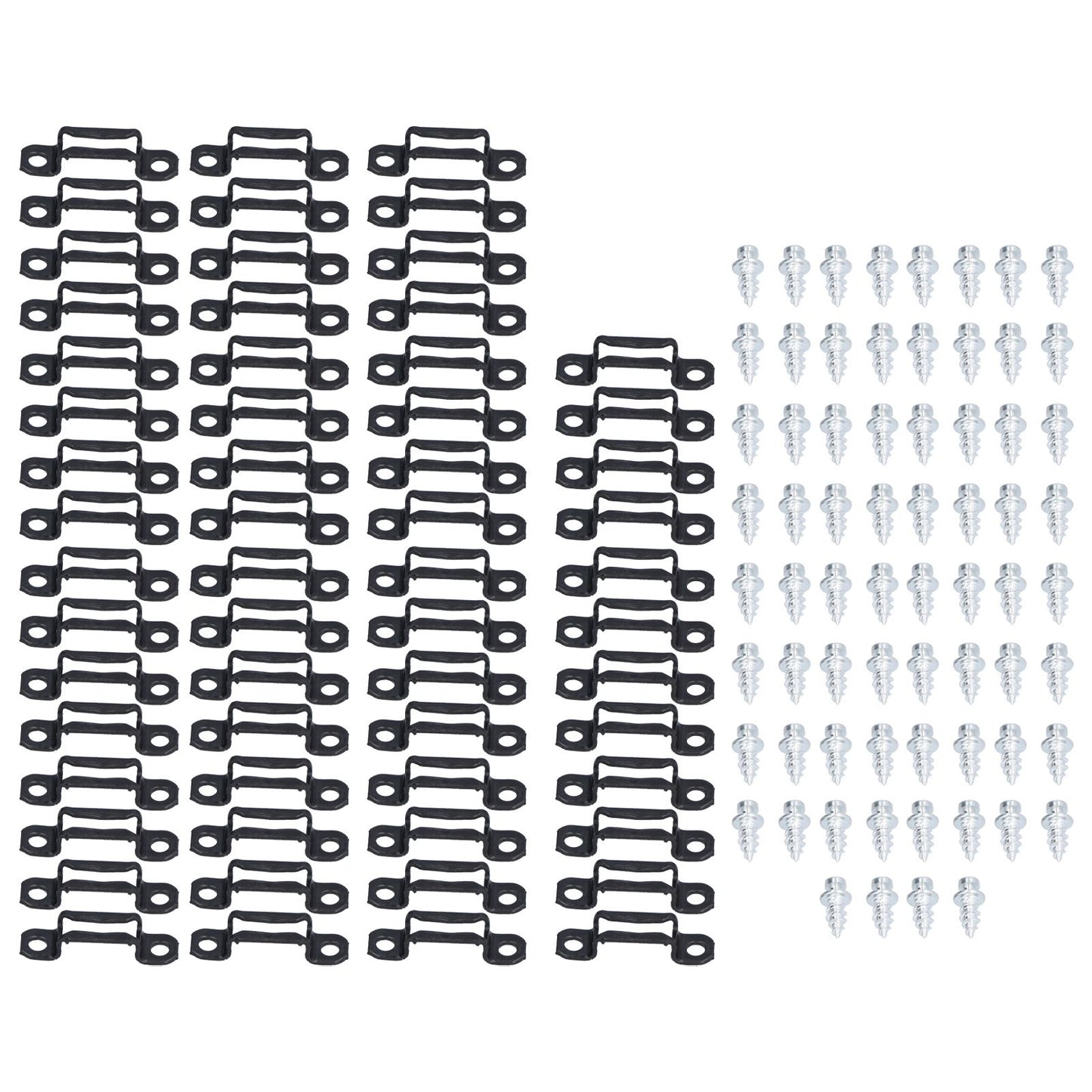 60 Set 2in 1 Furniture Concealed Connector Slide Buckle Fastener for Cabinet Wardrobe Combination AccessoriesAll Pass