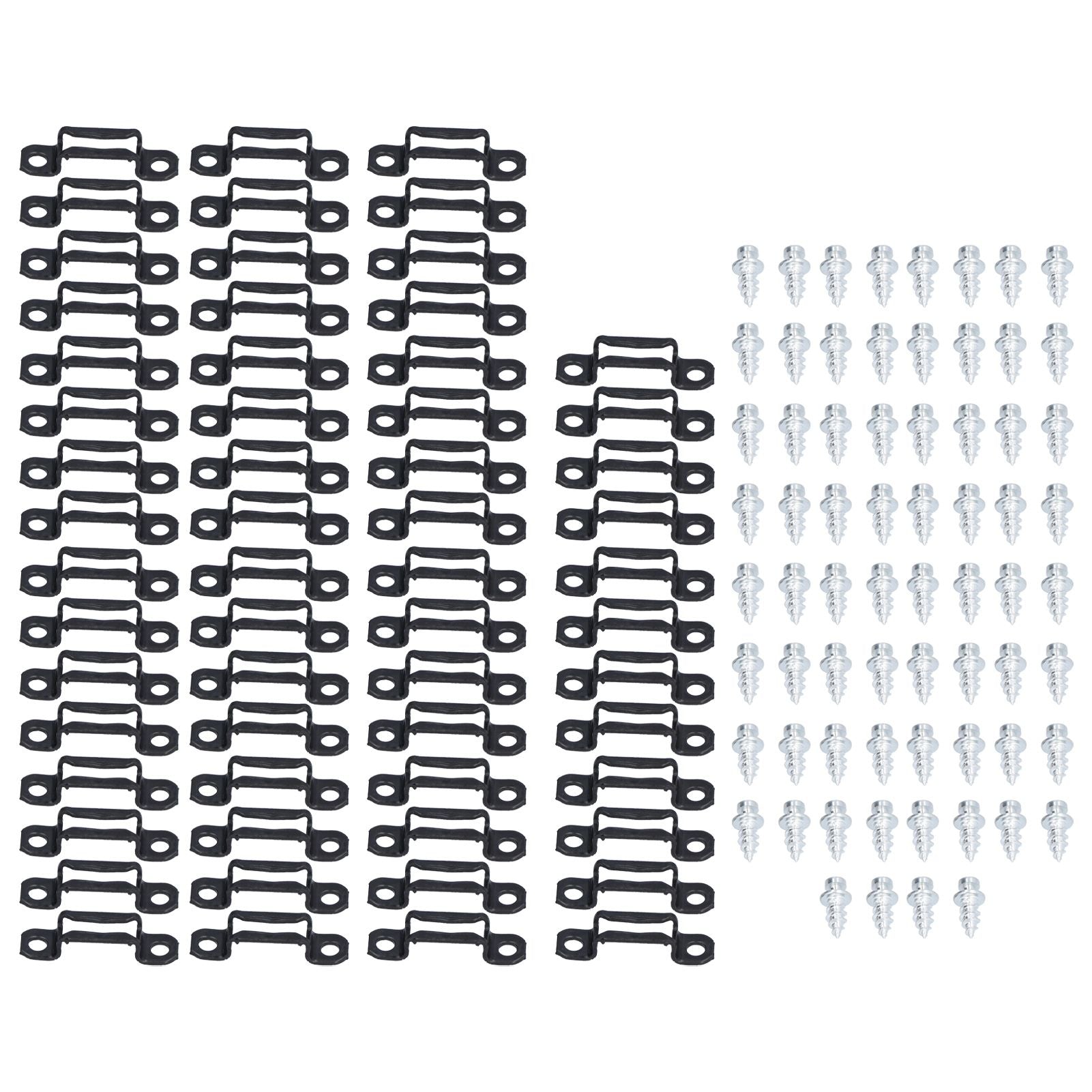 60 Set 2in 1 Furniture Concealed Connector Slide Buckle Fastener for Cabinet Wardrobe Combination AccessoriesAll Pass