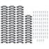 60 Set 2in 1 Furniture Concealed Connector Slide Buckle Fastener for Cabinet Wardrobe Combination AccessoriesAll Pass