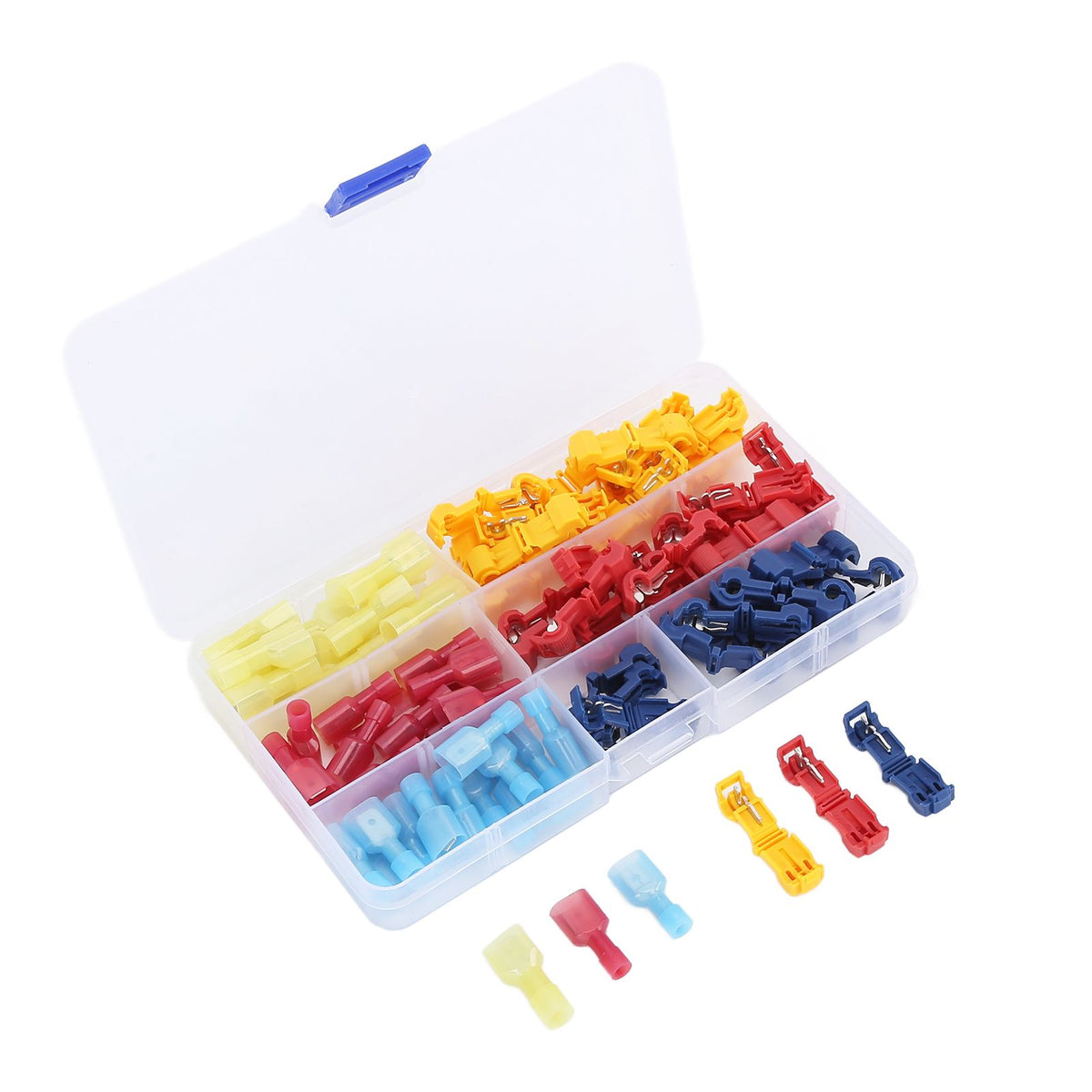Quick Electrical Cable Connectors Snap Splice Lock Wire Terminal Crimp Wire Connector