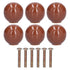 Cabinet Knobs No Fading Beautiful Exquisite DIY Zinc Alloy Modern Simple Drawer KnobsBrown