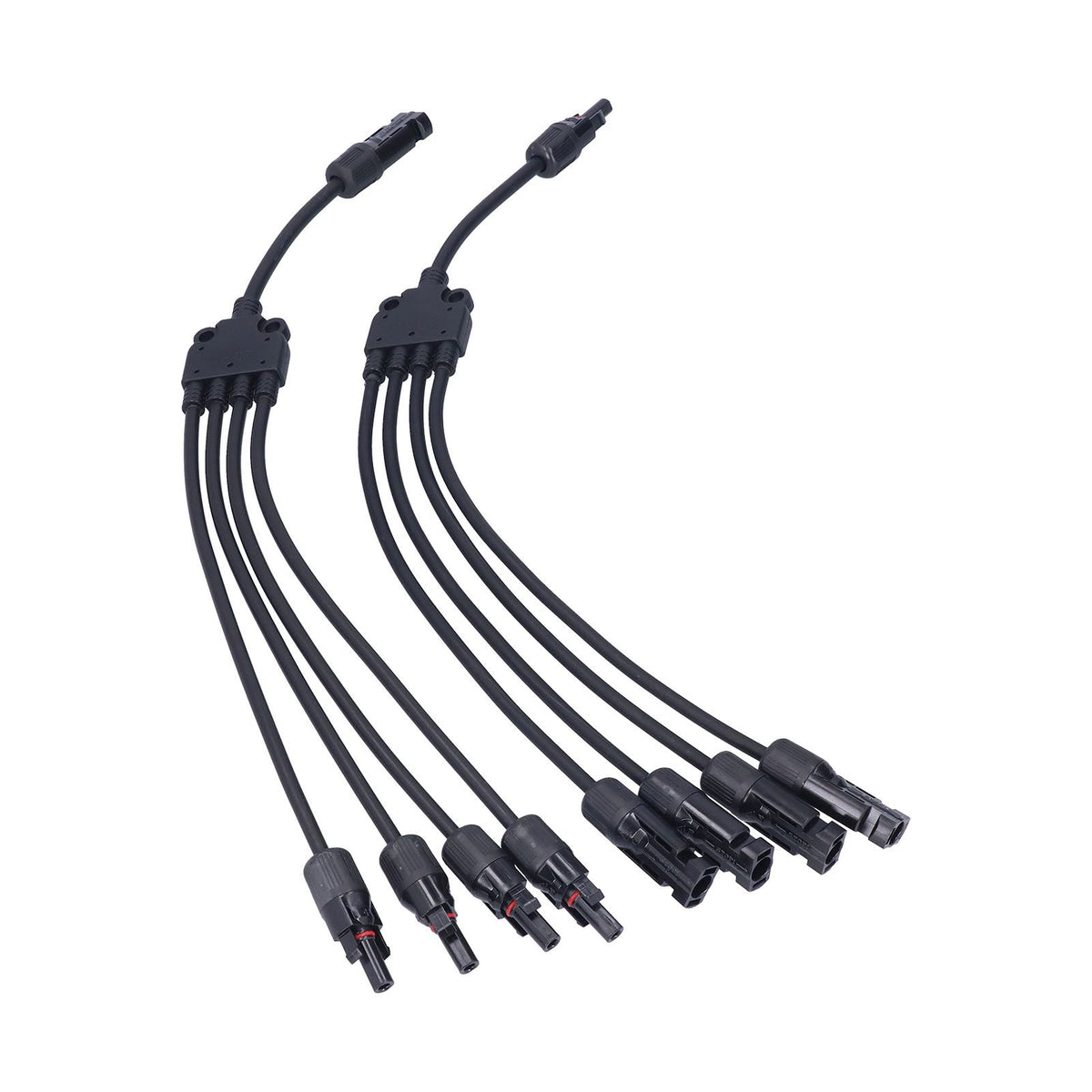 Solar Panel Connector 4 Branch Y Type Parallel Connector Solar Panel Extension Cable PV Wire Adapter