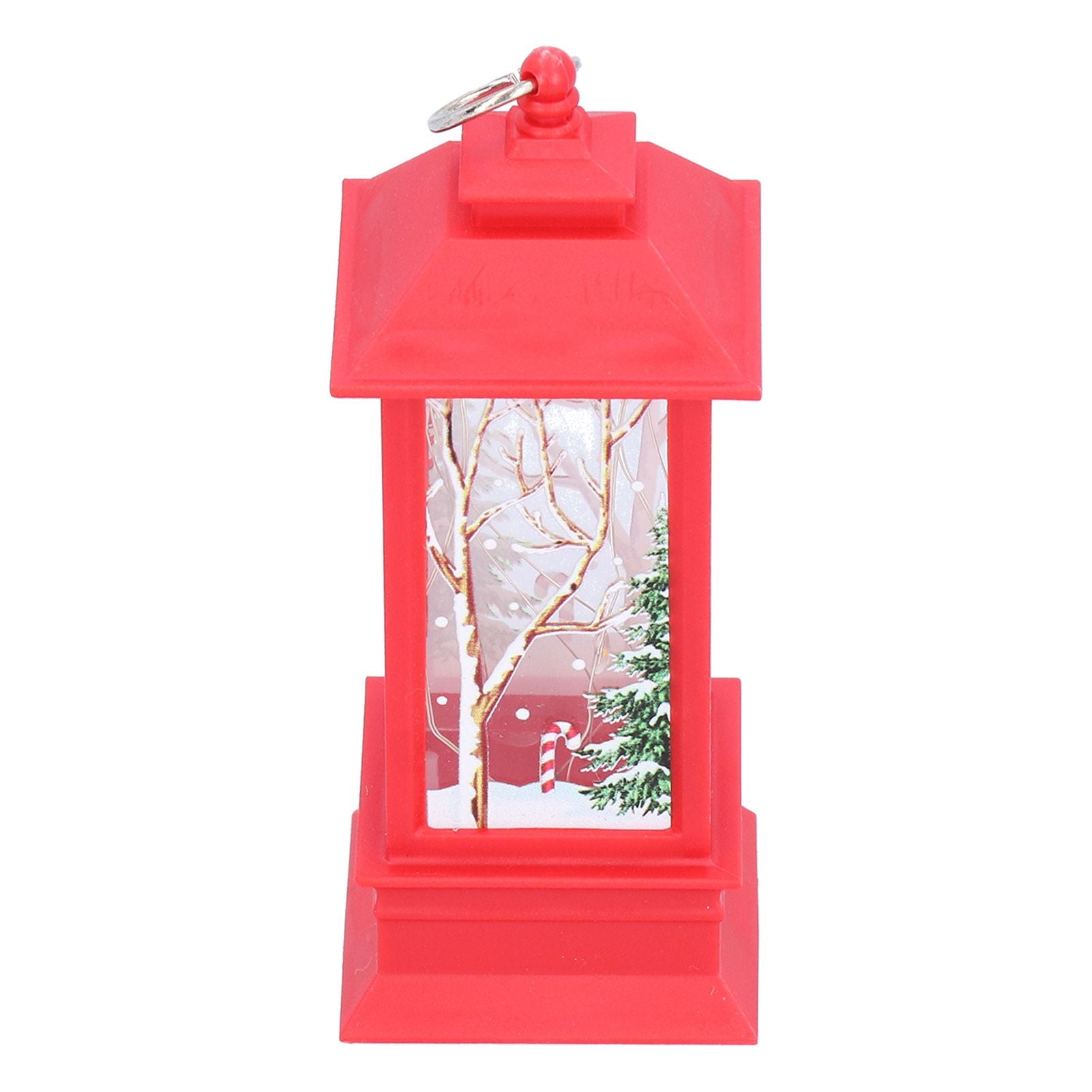 Christmas Glowing Decorative Light Portable LED Small Hanging Lamp Santa Claus Ornaments for Party Party Children GiftsRed