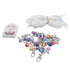 20PCS Cute Keychain Set with Cards Gift Bags for Baby Shower Bridal Shower Wedding Charm Party Favors