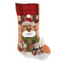 Christmas Stocking Three Dimensional Printed Christmas Stocking Gift Bag Ornament for Christmas Tree Fireplace HangingDeer