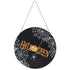 Spider Web Pattern Welcome Sign Wooden Hanging Door Hanger for Halloween Family Gathering BlackBowknot Not Included