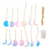 13PCS Moon Phase Wall Hanging Decor Banners Hanging Ornaments for Bedroom Home Office Nursery Wall Art