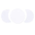 Acrylic Mirror Wall Sticker Sun Half Moon Shape Decorative Background Decal for Home UseSilver