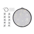 Halloween Embroidery DIY Hanging Decorative Cross Stitch Crafts Ornament for Home FestivalWithout Bowknot