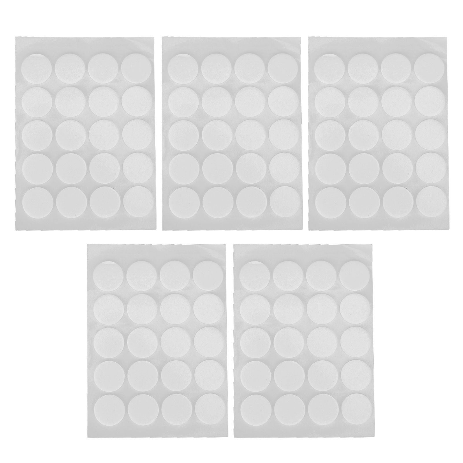 200Pcs Candle Wick Stickers Heat Resistant Double Sided Tape Sticker for Candle MakingWhite Bottom