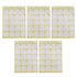 200Pcs Candle Wick Stickers Heat Resistant Double Sided Tape Sticker for Candle MakingYellow Bottom