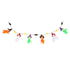 Pumpkin Witch Design Hanging Doll Halloween Pendant Ornament for Costume Party Bar DecorWithout Jingle Bell