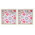 2 Pcs Picture Frames Innovative Wall Mount Photo Display Frames with Wood Clips for Home DecorationGold Powder Photo Frame