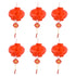 20Pcs Red Paper Chinese Decorative Lantern 15cm Diameter Hanging Ornaments for New Year Festival Wedding