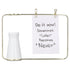 Metal Photo Frame Vase Decor Simple Elegant Design Nordic INS Style Hydroponic Vase for Bedrooms Study Rooms Offices