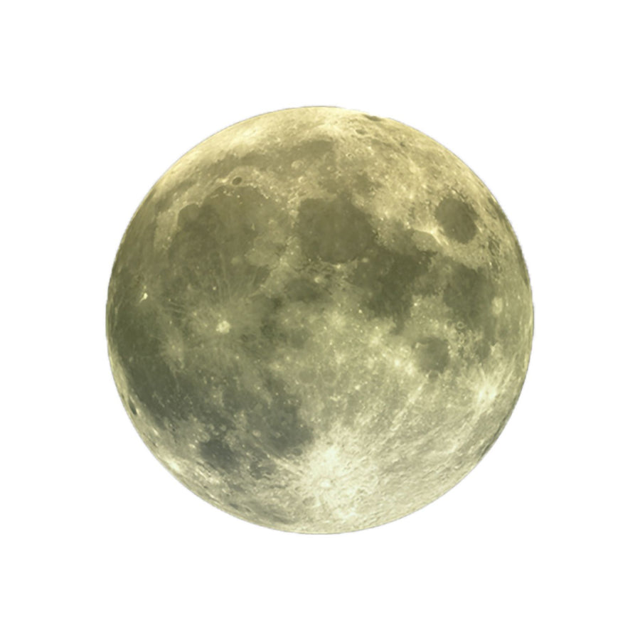 Moon Wall Sticker Glowing Luminous Wall Sticker PVC DIY Wall Paper for Bedroom Decoration12cm / 4.7in