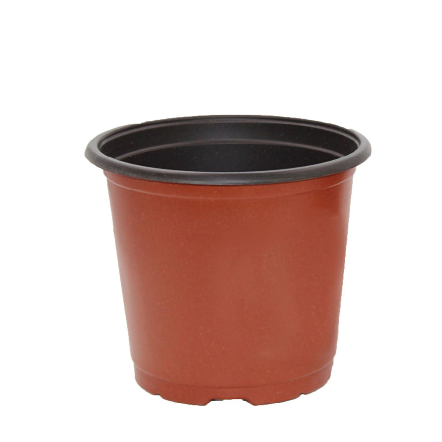 Thickened Plastic Plant Nursery Pot 2 Color Seedling Pot Flower Plant Container for Garden BalconyCaliber 120mm / 4.7in