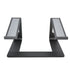 Aluminum Alloy Laptop Stand Portable Computer Stand Riser Desktop Metal Base Cooling Bracket Space Grey