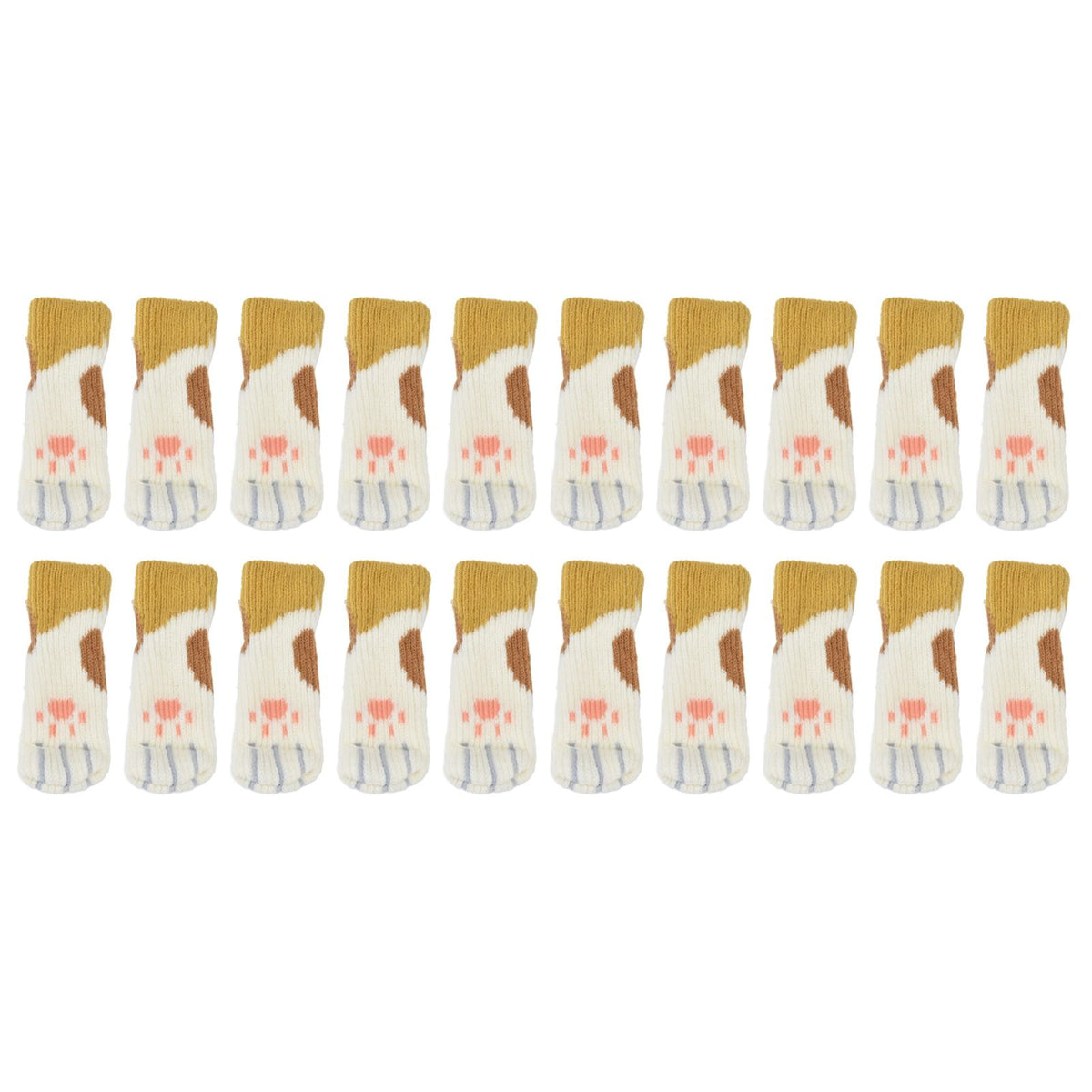 20pcs Furniture Leg Covers High Elastic Knitted Chair Leg Floor Protectors for Moving Easily and Reduce Noise