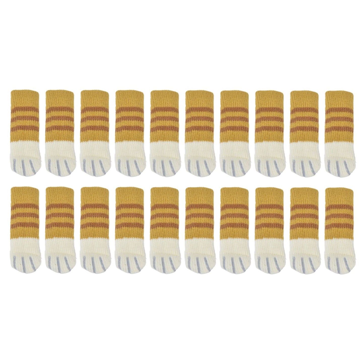 20pcs Furniture Leg Covers High Elastic Knitted Chair Leg Floor Protectors for Moving Easily and Reduce Noise