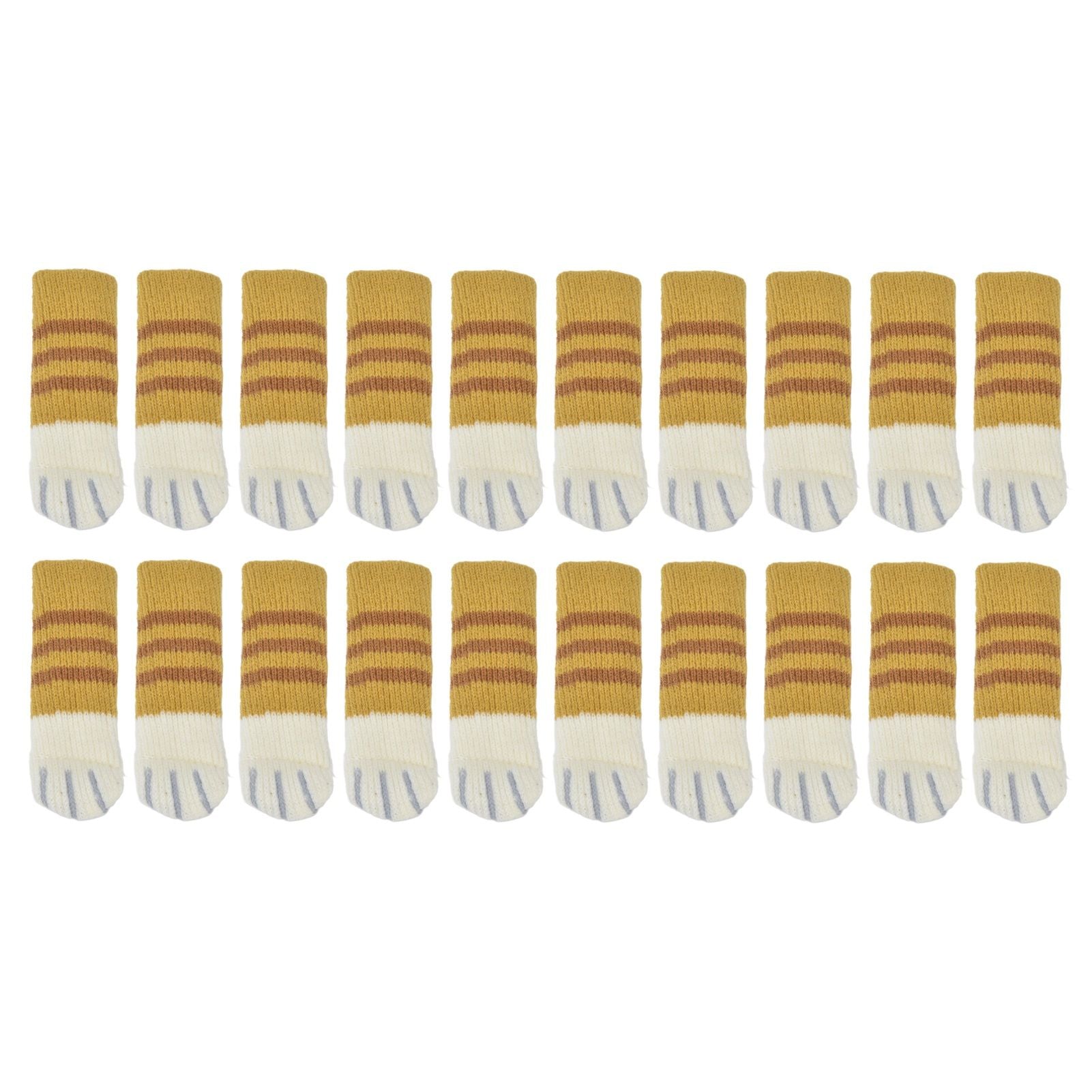 20pcs Furniture Leg Covers High Elastic Knitted Chair Leg Floor Protectors for Moving Easily and Reduce Noise