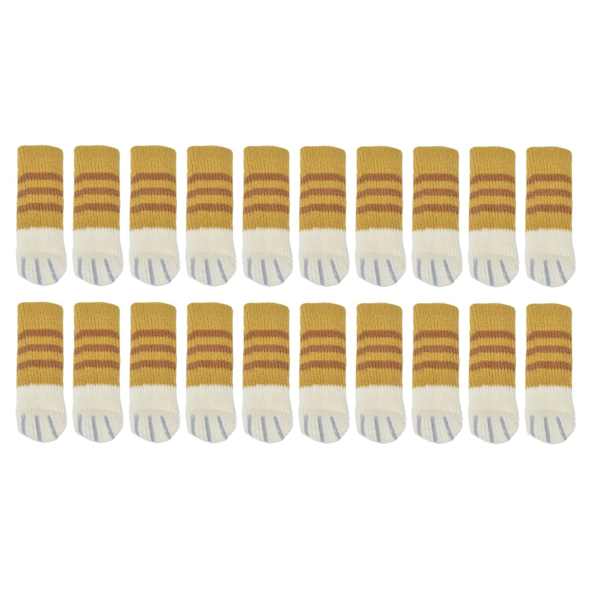 20pcs Furniture Leg Covers High Elastic Knitted Chair Leg Floor Protectors for Moving Easily and Reduce Noise