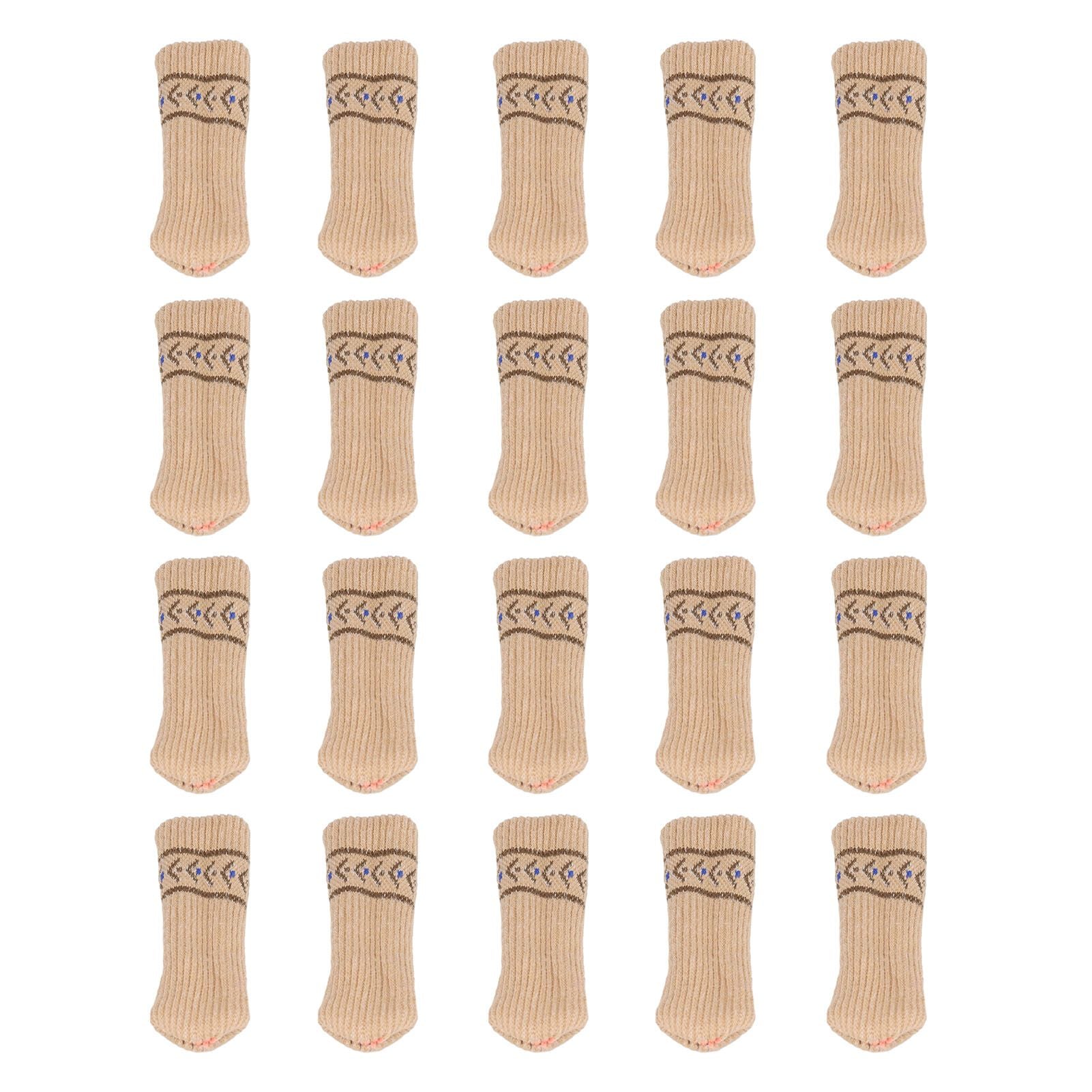 20PCS Chair Leg Covers Acrylic Silicone Double Layer Elastic Furniture Legs Floor Protectors