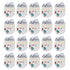 20pcs Chair Cover Flannel Material Double Thickness Elastic Reducing Noise 8cm/3.1in Foot Protectors for Home