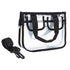Clear Toiletry Bag EVA Portable Transparent Cosmetic Makeup Bag for Traveling Vacation