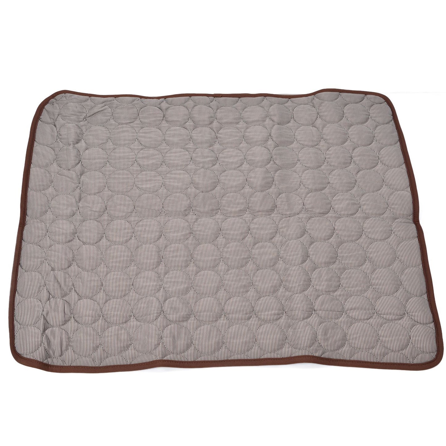 Pet Cooling Mat Breathable Soft Summer Dog Cat Sleeping Pad for Kennel Sofa Bed FloorBrown S