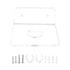 Wall Mounted Acrylic Display Stand Holder Light Sword Vertical Rack for Home Decoration