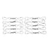 10pcs Hanging Hook Stainless Steel 360° Rotating Hook for Bird Feeder Wind Chimes8.2cm