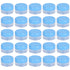 Empty Cream Container 25pcs Plastic Compact Round Small Cosmetic Jar for Travel