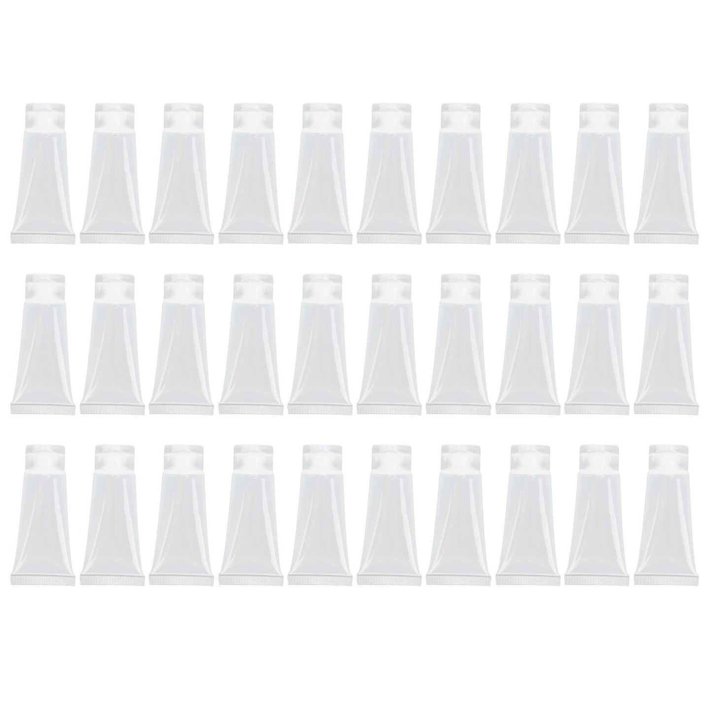 30pcs Empty Cosmetic Bottle Portable Lightweight Lotion Shampoo Squeeze Bottle for Travel