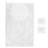 White Thickened Laundry Storage Bag WallMounted Toys Net Bag for Bathroom Laundry(Without Grid )