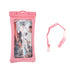 TPU Universal Floating Waterproof Phone Bag Pouch Cover with Lanyard for Below 7.2‑inch PhonePink