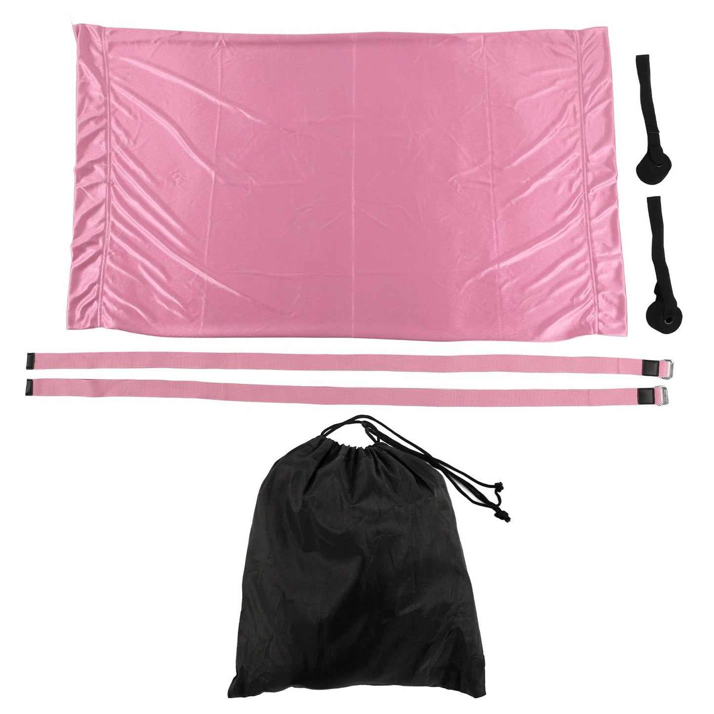 Yoga Hammock Handstand Split Leg Stretchable Training Portable Elastic Aerial Hammock for HomePink