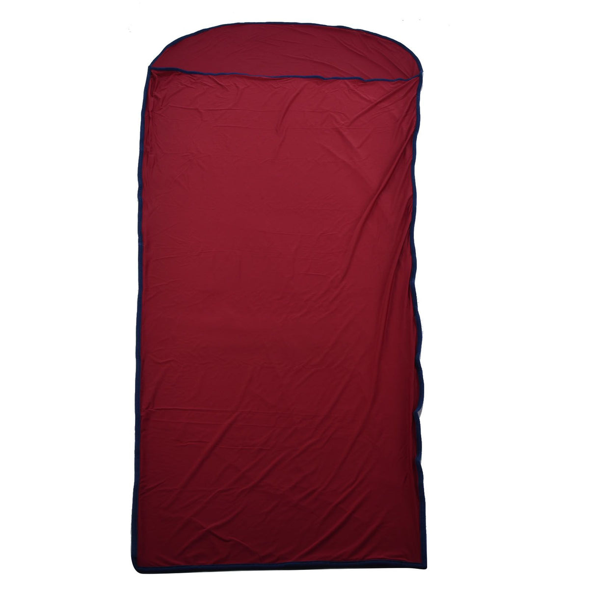 Sleeping Bag Liner Ultralight Multifunctional Elastic Sleeping Sack Liner for Outdoor CampingWine Red