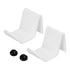 2pcs Game Controller Stand White Acrylic Durable Gamepad Holder with Wire Clamp for Gamepad Headphone Organizing
