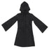 Halloween Hooded Black Cape Unisex Long Cloak Cosplay Dress Clothing Costume Party for AdultL