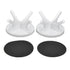2Pcs Golf Ball Rack High Stability Strong Firmness Simple Baseball Display StandWhite 2 Pieces