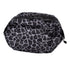 Stylish Reusable Shopping Bag Oxford Cloth Portable Foldable High Capacity Shoulder Bag Waterproof ToteBlack Leopard Print