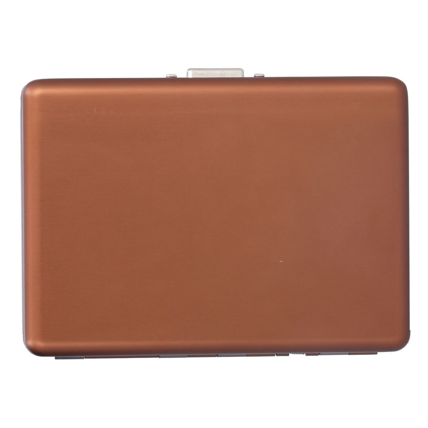 Fashionable Cigarette Case Brushed Aluminum Alloy Business Card Storage Box for Briefcase(Card Coffee Cigarette Box )