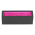 Desktop Storage Box Silicone Cosmetic Organizer Makeup Brush Holder Lipstick StandRose Red