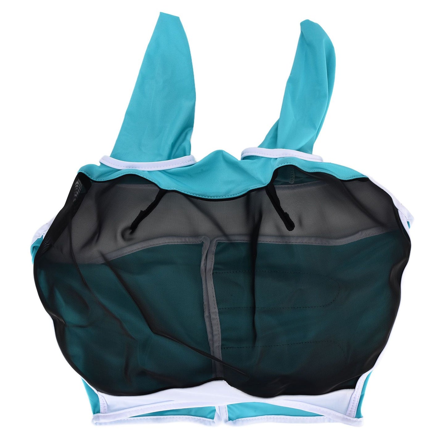 Breathable Horse Mask Universal Adjustable Elastic Mosquito Fly Repelling Veil Cover ProtectorGreen S 71x112x35cm / 28.0x44.1x13.8in