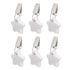 6Pcs Tablecloth Weights Marble Stainless Steel Small Size Waterproof Rustproof Durable Clip On Weights for Party PicnicStar