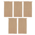 5Pcs Kraft Paper Composite Woven Bag Waterproof 100 X 50cm Leaf Storage Bag for Home Garden Courtyard Lawn