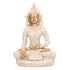 Buddha Statue Artisan Craftsmanship Clear Engraving Strong Frost Resistance Resin Meditating Buddha Statue for Hallway8135