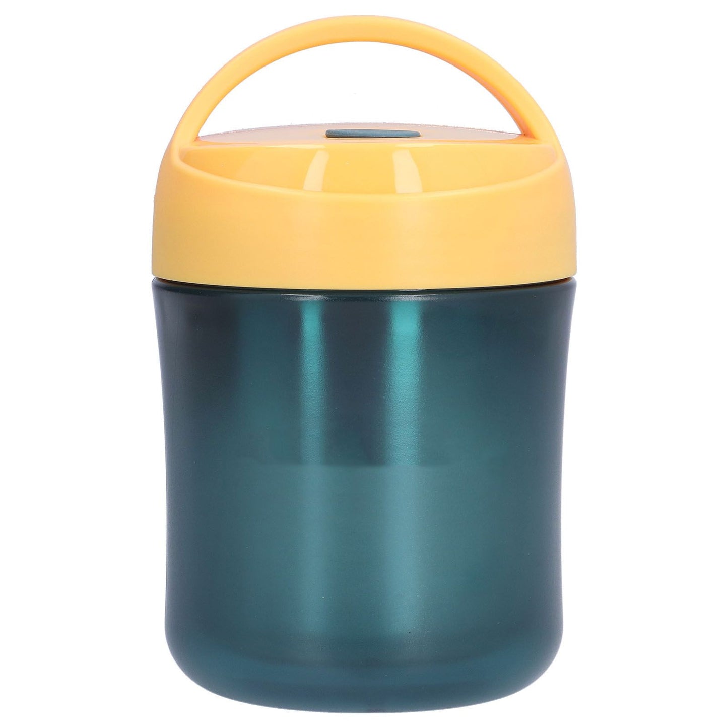 Insulated Food Jar 500ml 304 Stainless Steel Silicone Waterproof Keep Warm Lunch Box for SoupYellow