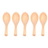 5Pcs Natural Wooden Soup Spoon with Hook The Bowl Hand Polished Japanese Tableware Style Spoon